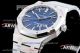 Perfect Replica Audemars Piguet Royal Oak Watch Review - Blue Dial Full Steel Band (3)_th.jpg